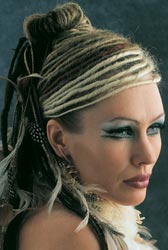 Rasta fina de queratina